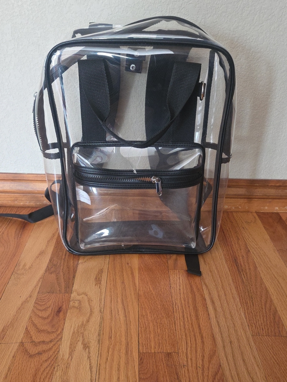 Target Clear Black-Trim Backpack - Transparent Bag